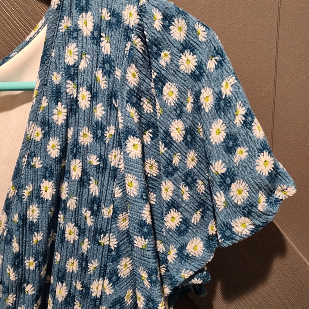 Blue Floral Dress